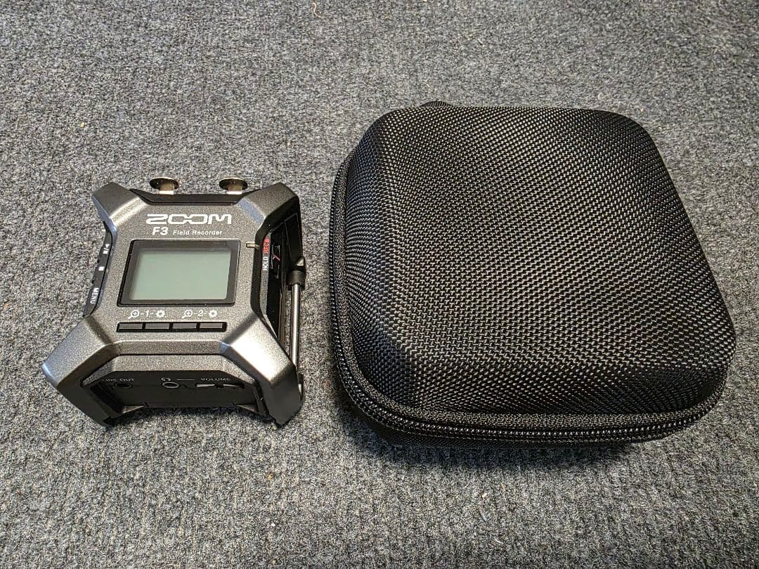 ZOOM F3 フィールドレコーダー ケース付き