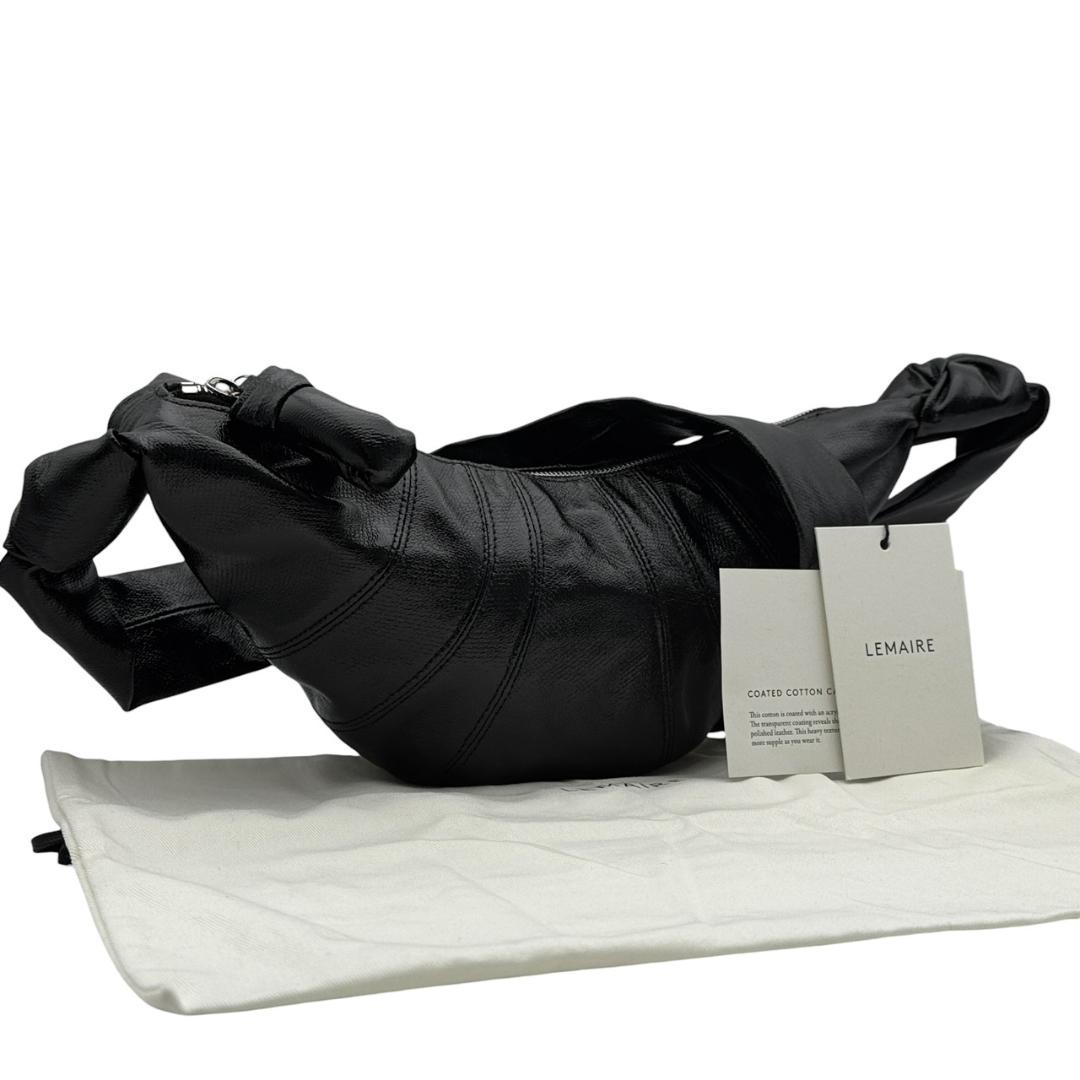 【未使用に近い】ルメール クロワッサン スモール ショルダーバッグ 黒