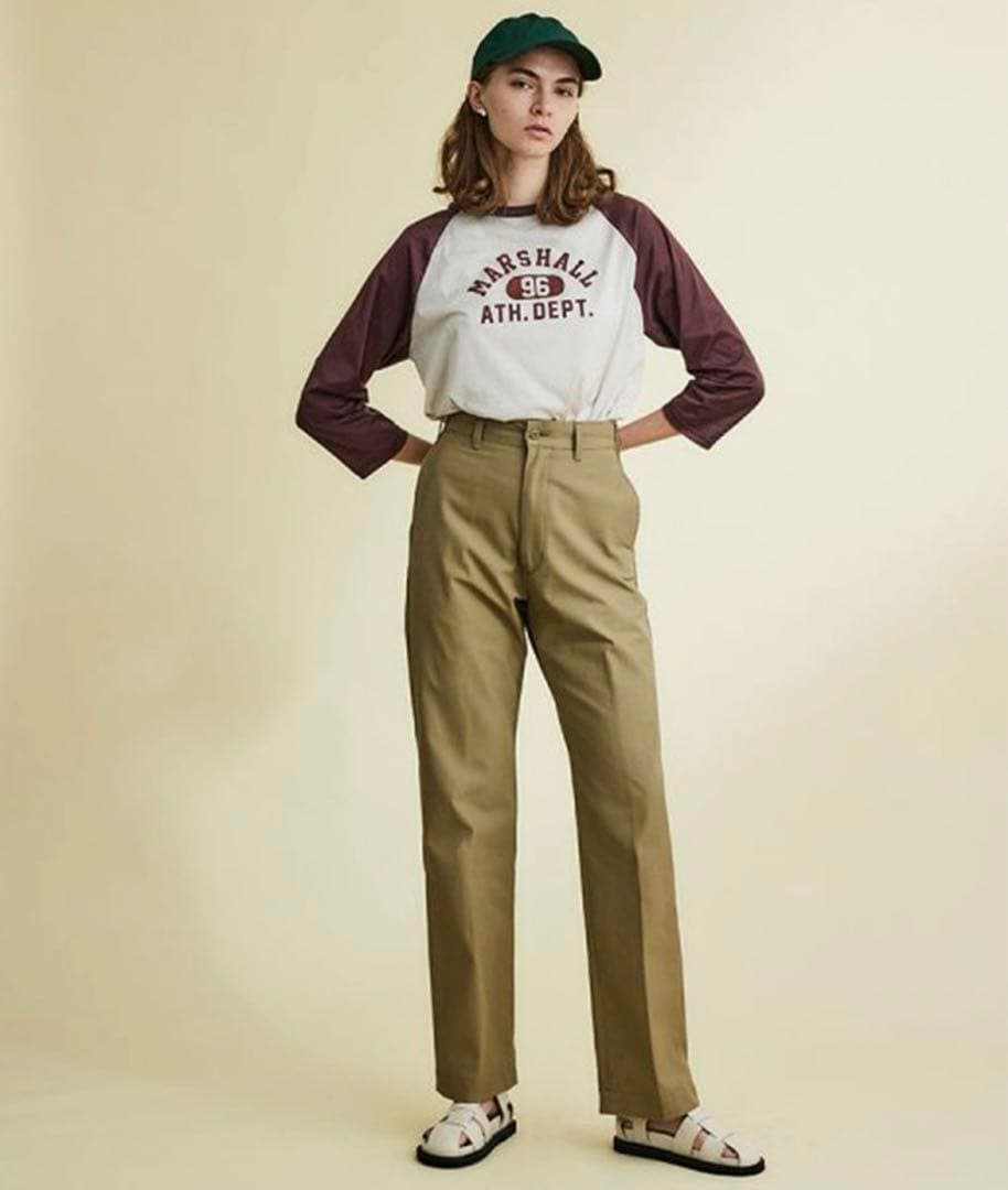 THE SHINZONE ハイウエストチノパンツ