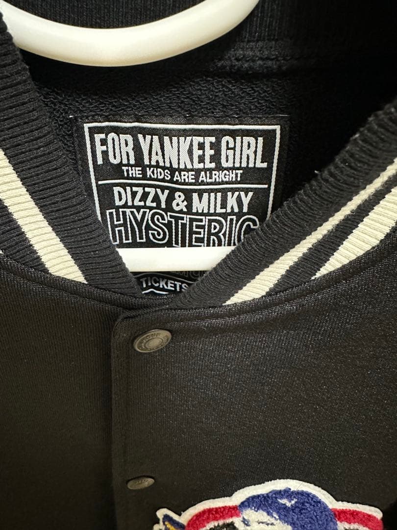 Hysteric Glamour スタジャン ブラック/ホワイト