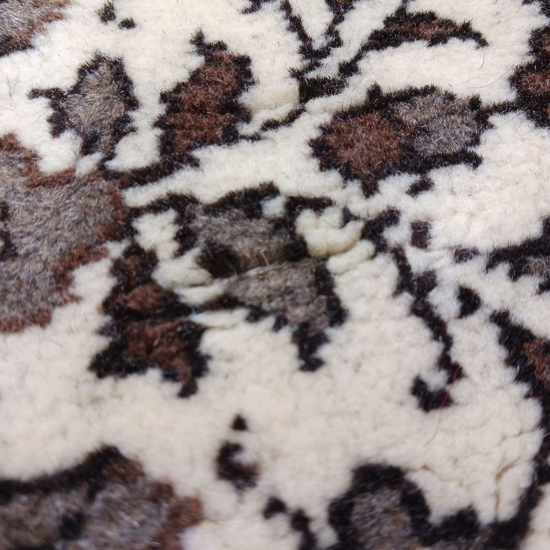 Y3881-1 トルコ カイセリ絨毯 ウール×コットン 手織り 大判