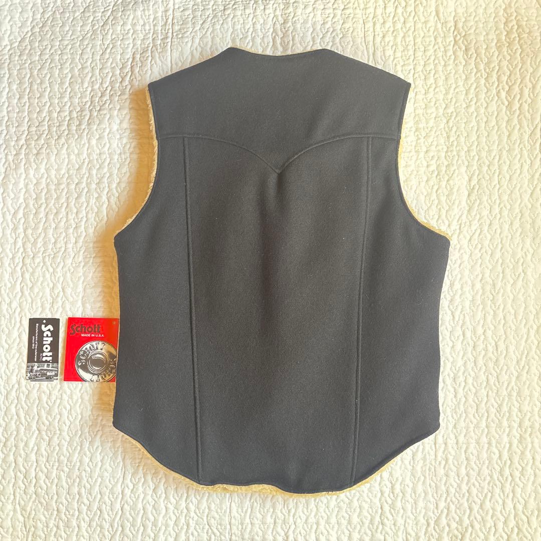 ルナ　Schott Rancher ブラック ベスト Mサイズ
