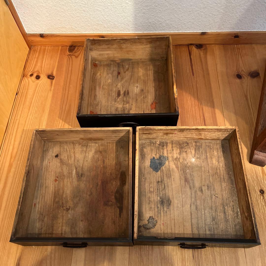 戦前期 アンティーク レトロ ヴィンテージ 時代箪笥 引き出し 小物入れ