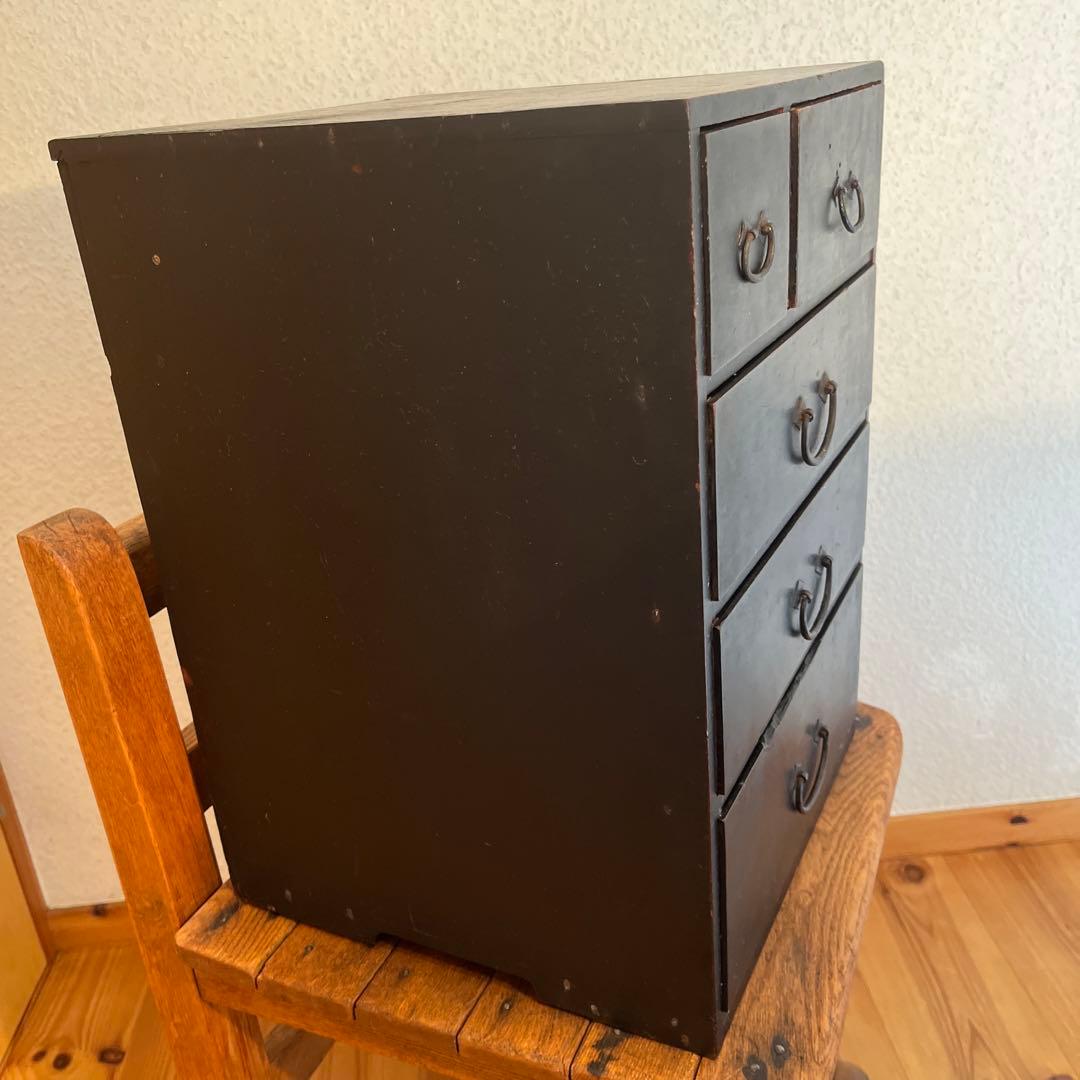 戦前期 アンティーク レトロ ヴィンテージ 時代箪笥 引き出し 小物入れ