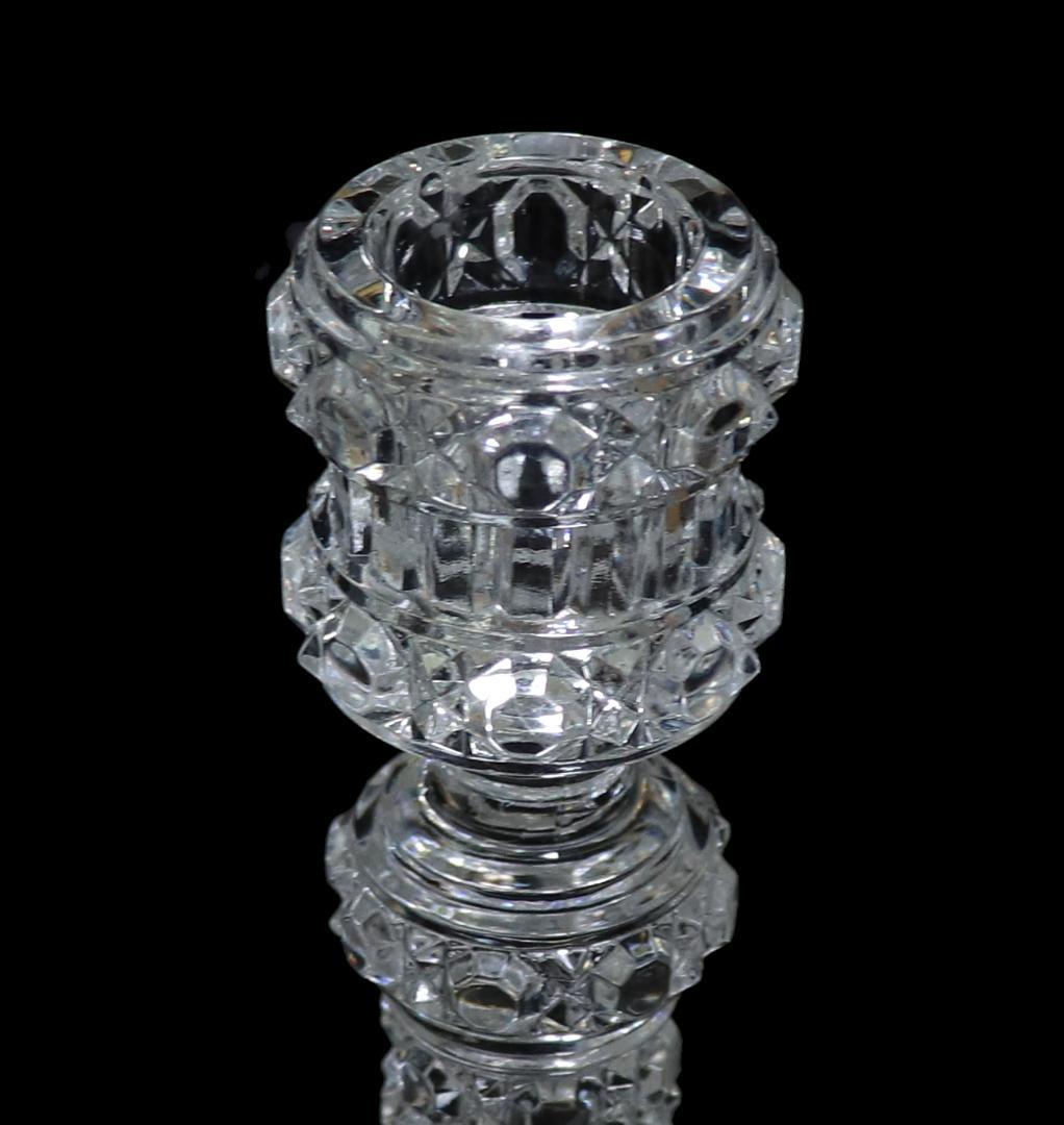 オールド・バカラ 珍品 キャンドルホルダー ディアマン ピエーリー 燭台スタンド