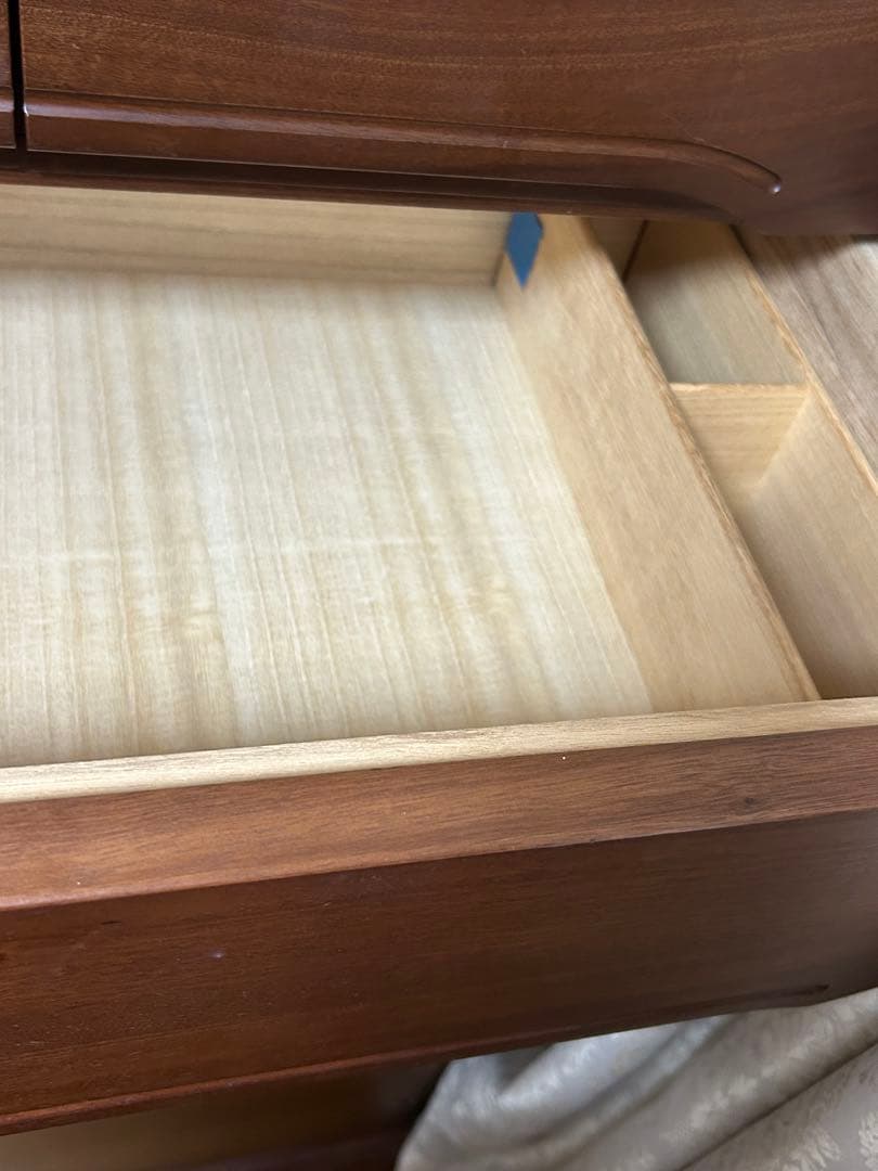 【最終値下げ】木製ブラウンチェスト タンス 7段　 縦132横105奥行45cm