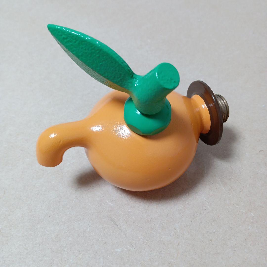 洗面用蛇口 単水栓　壁　アルみかん