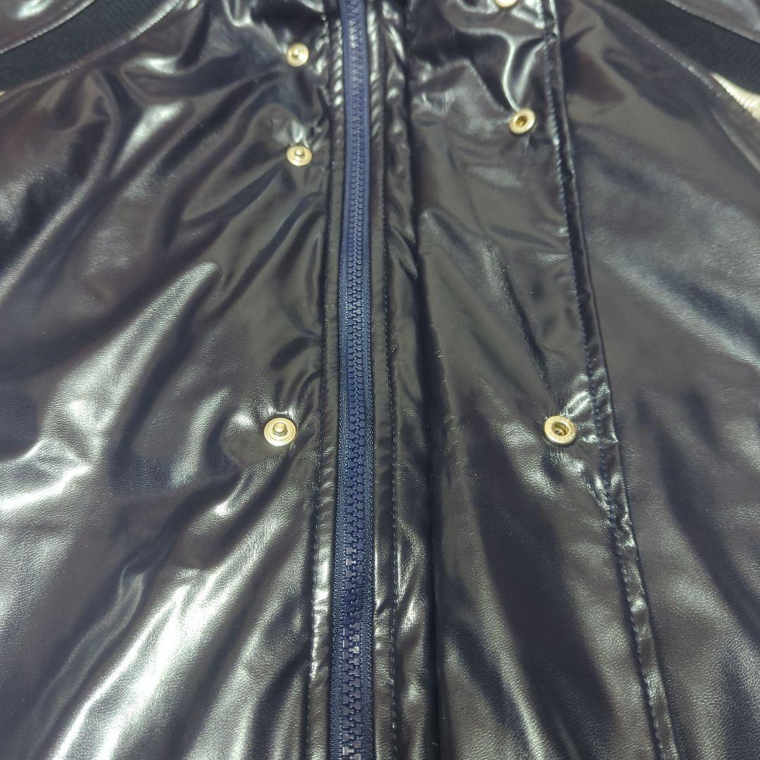 美品　ミズノ　ビクトリーステージ　ブレスサーモ　グラウンドコート　O　ネイビー