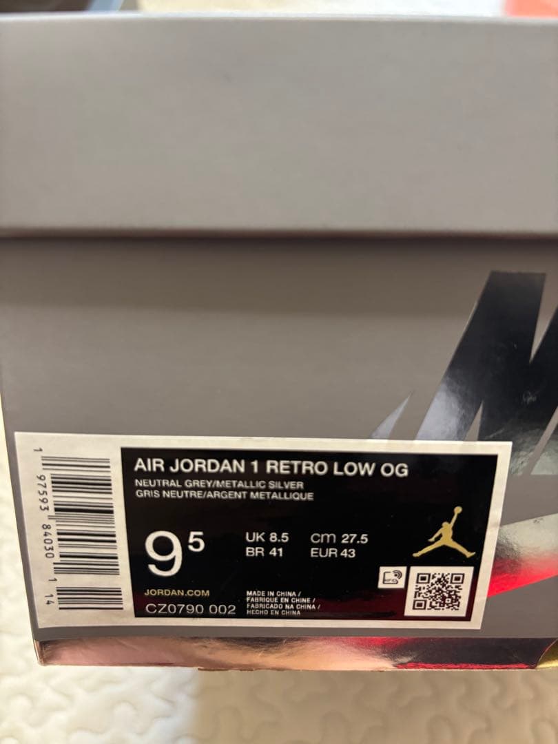 AIR JORDAN 1 RETRO LOW OG 27.5㌢