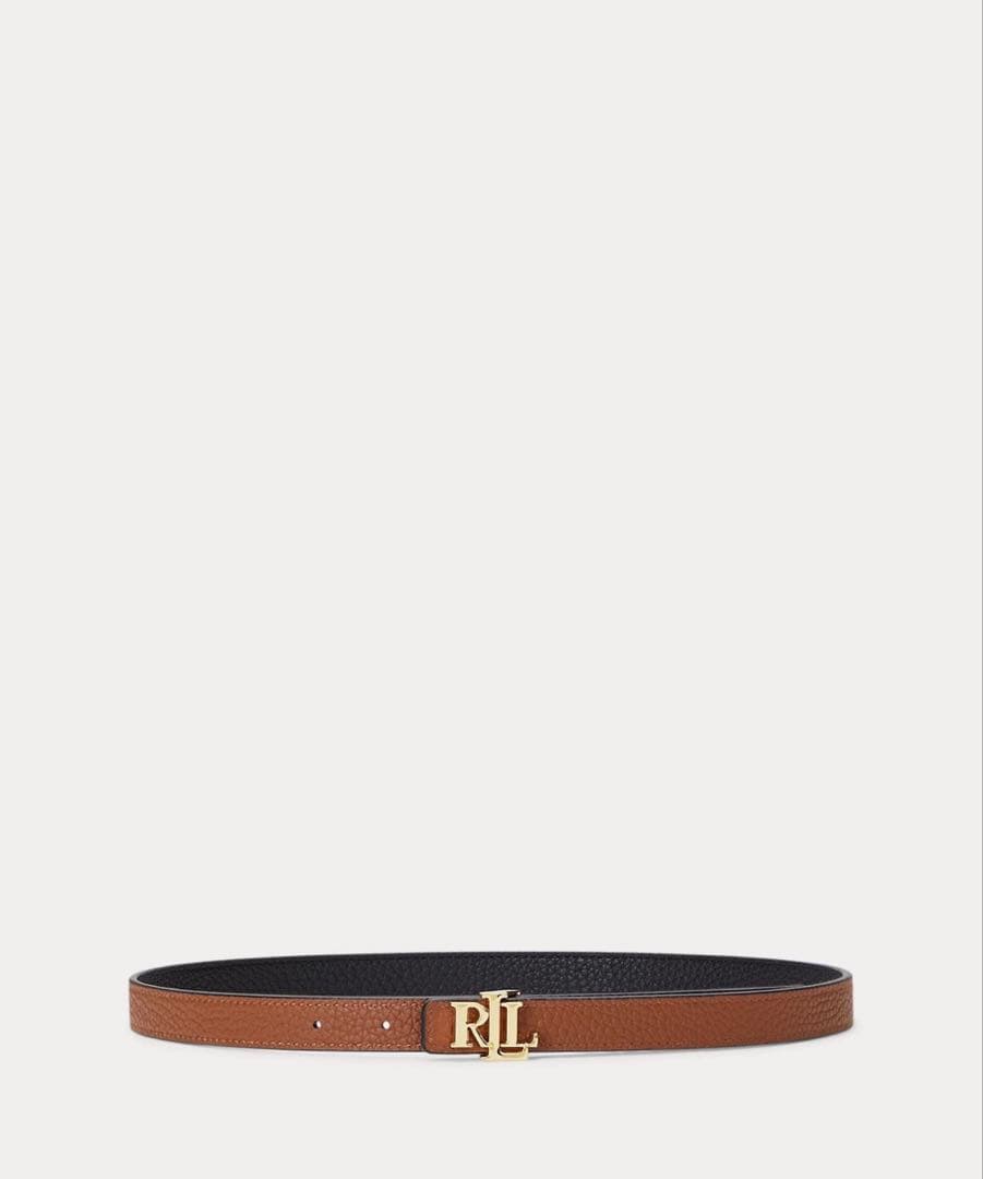 LAUREN RALPH LAUREN リバーシブルレザーベルト