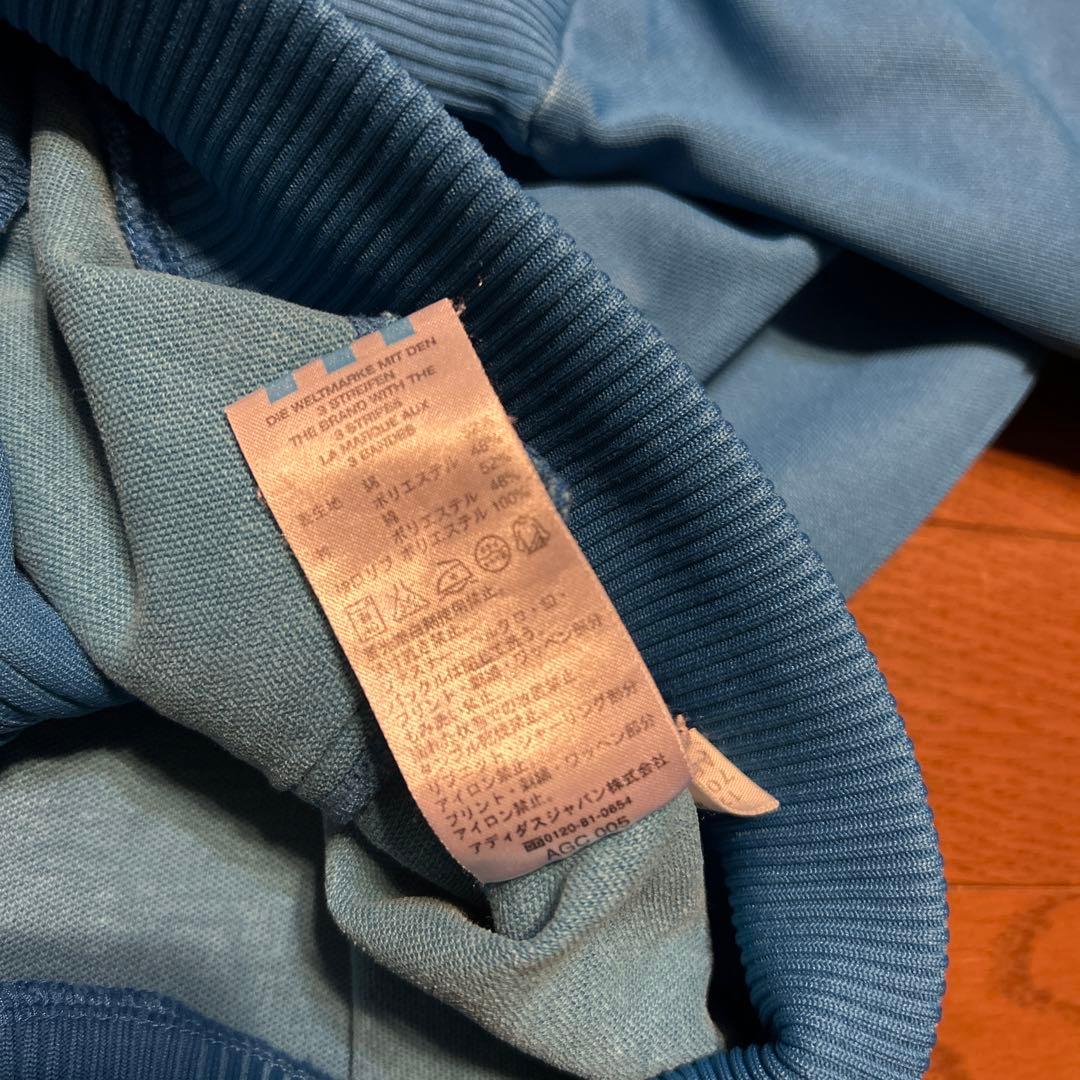 80s 90s old adidas トラックジャケット Lサイズ 水色