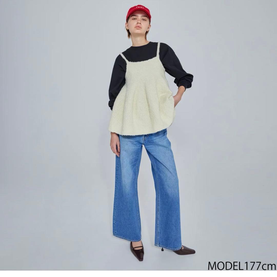 searoomlynn Ribbon Yarn フレアニットキャミ