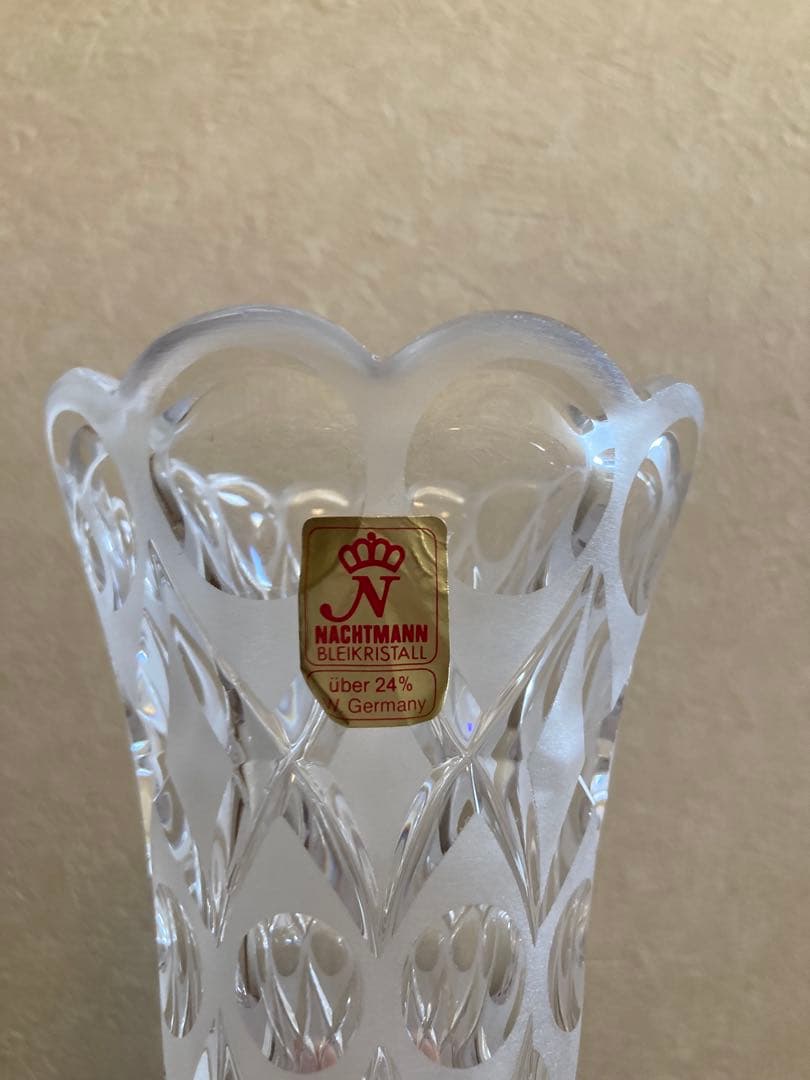 ドイツ製 ナハトマン NACHTMANN クリスタル 花瓶