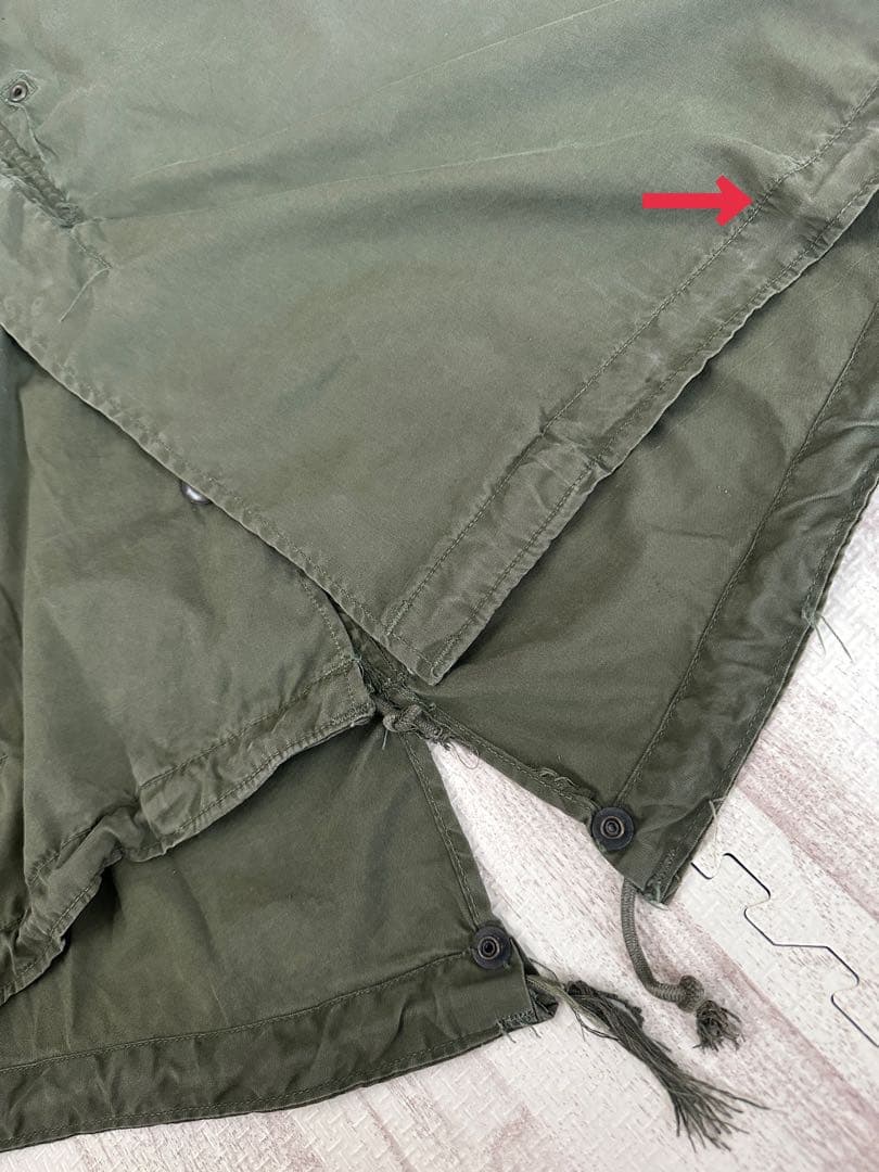 M-65 PARKA K.P XS-R ダメージ多