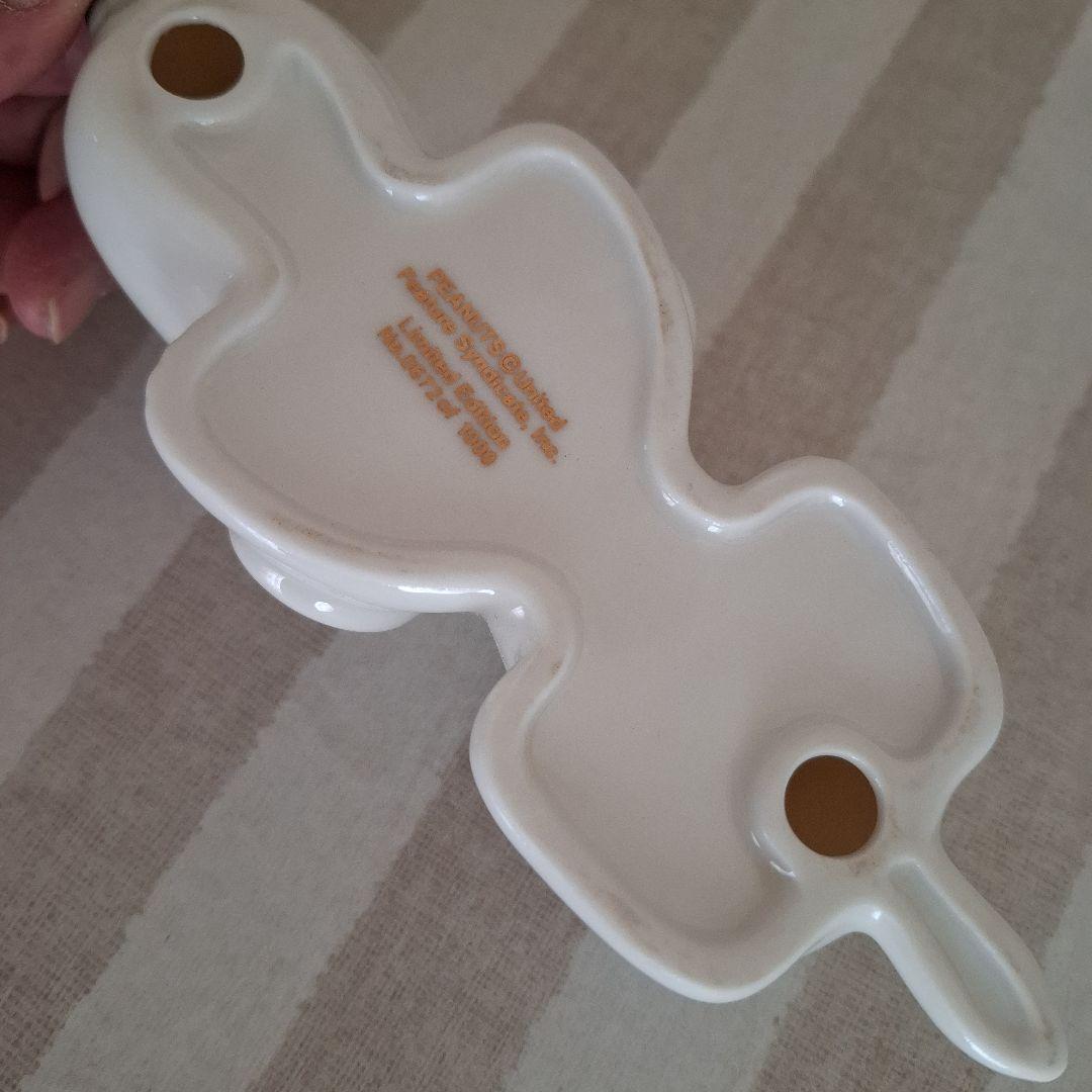 スヌーピー　置物　陶器　インテリア　限定　ファミリア