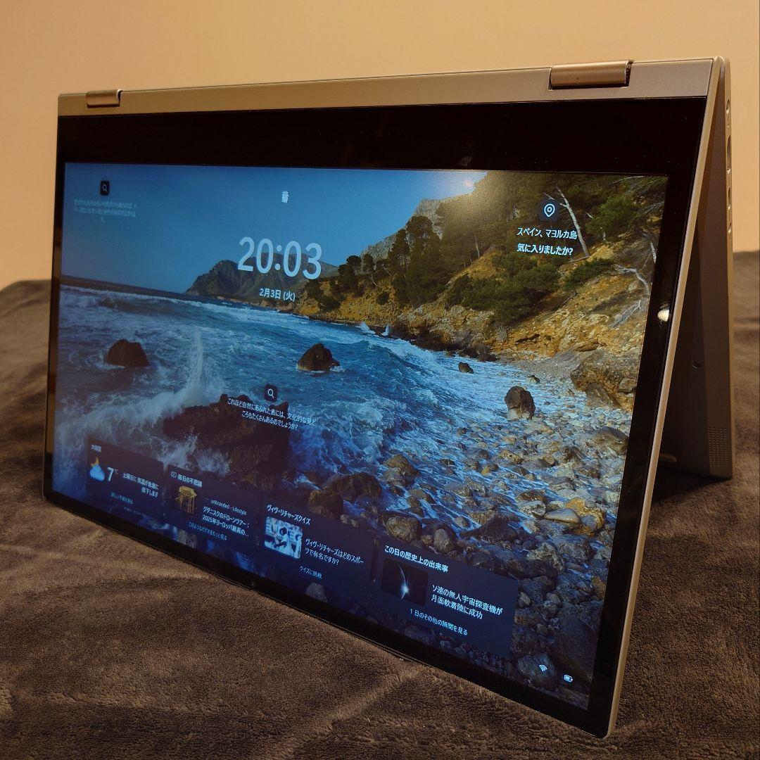 SSD1TB メモリ16GB i7搭載 タッチ/2in1 ノートPC