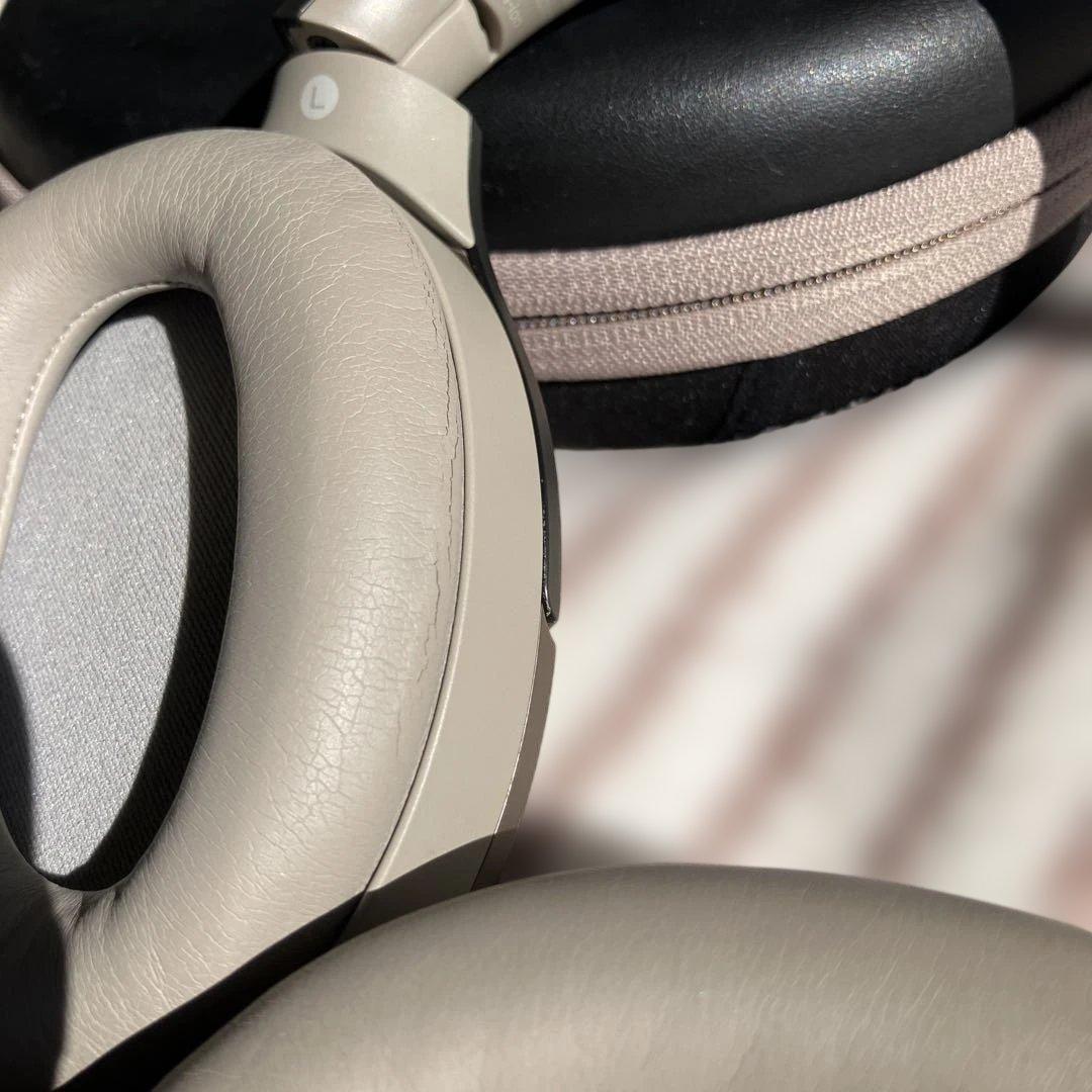 SONY ワイヤレスヘッドホン ベージュ