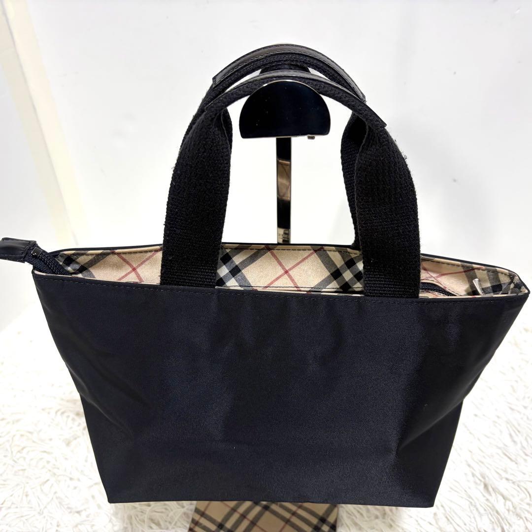 ✨美品✨BURBERRY バーバリー　ハンドバッグ　ミニトート　黒