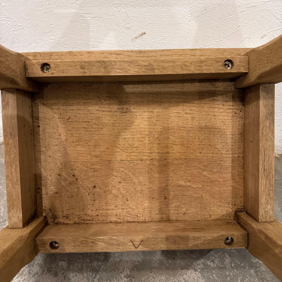 年末年始saleヴィンテージ　ネストテーブル　サイドテーブル　花台　剥離　2