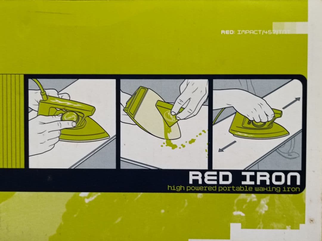 未使用 Burton RED Waxing Iron 　P3