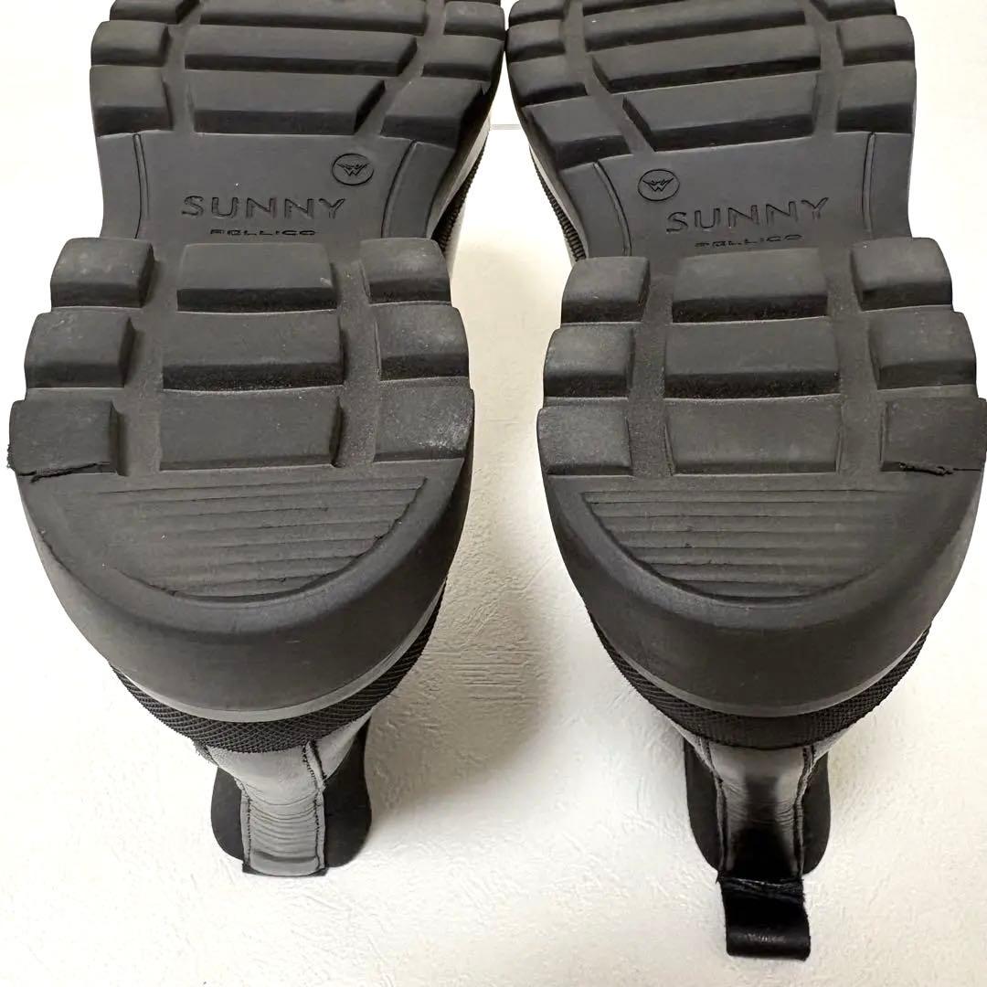 【美品✨】ペリーコサニー サイドゴアブーツ ブラック パテントレザー サイズ36