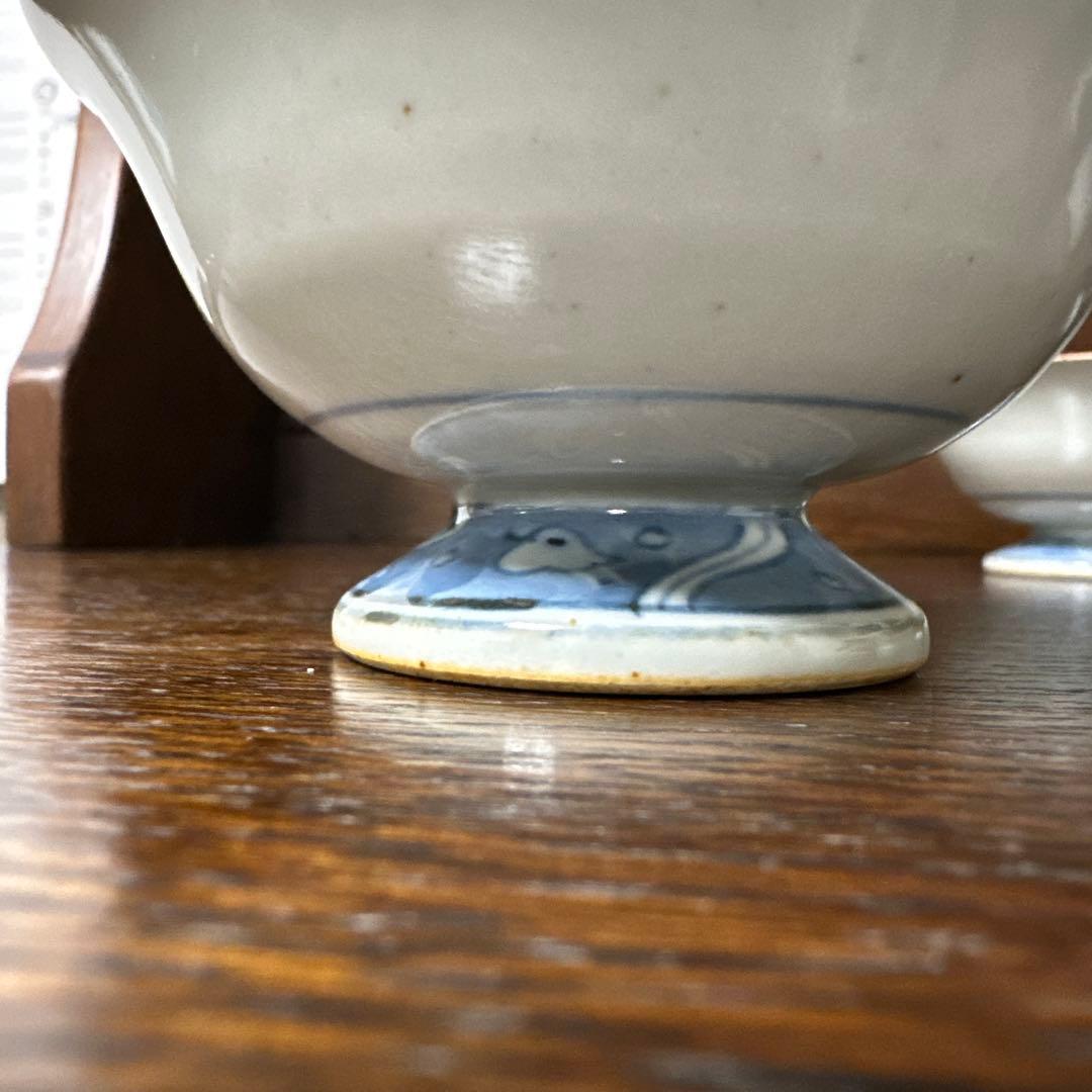 佐藤走波(五代. 64歳)染錦、波に千鳥文、3枚セット