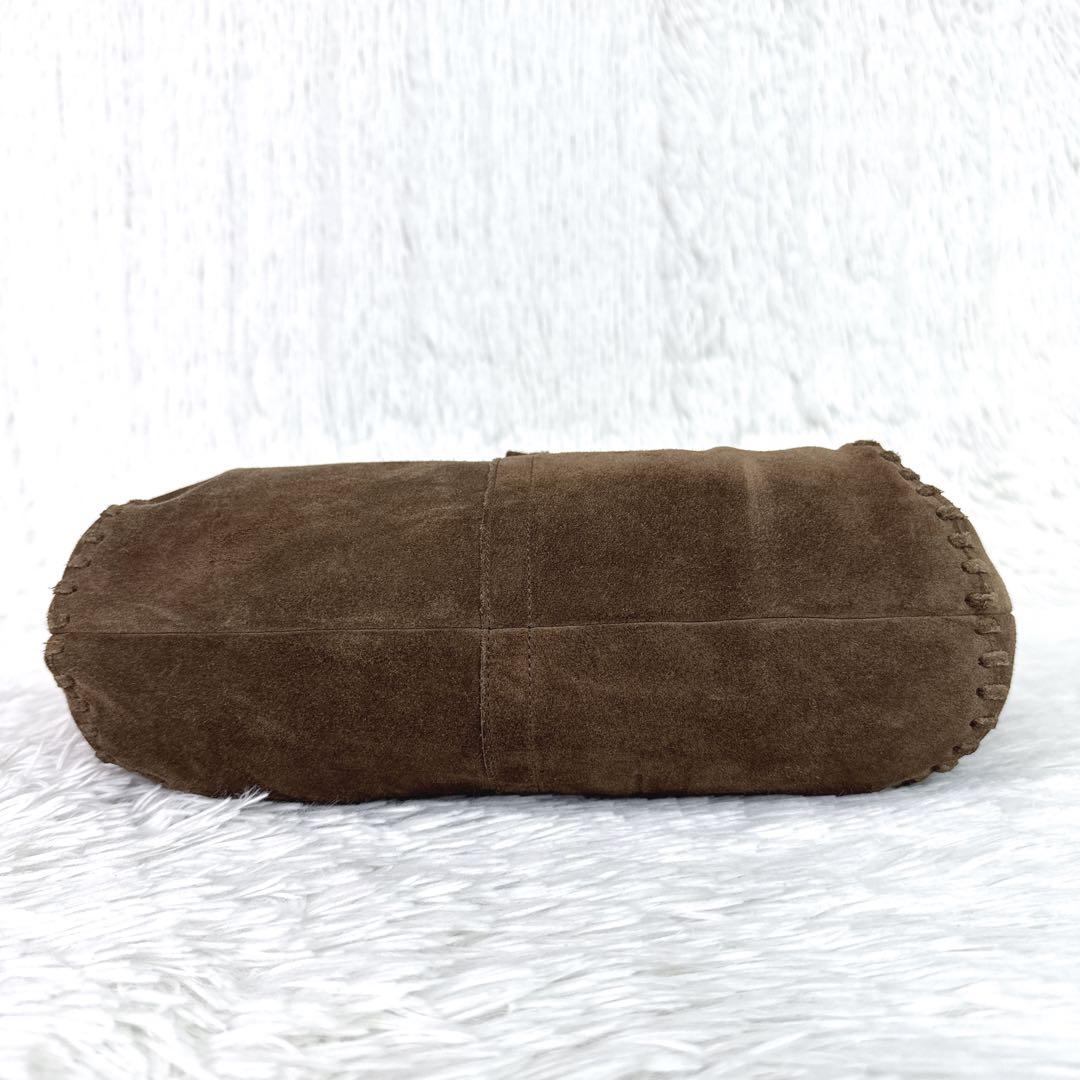 入手困難✨ OLD COACH　ハーフムーン　ワンショルダー　タッセル　スエード