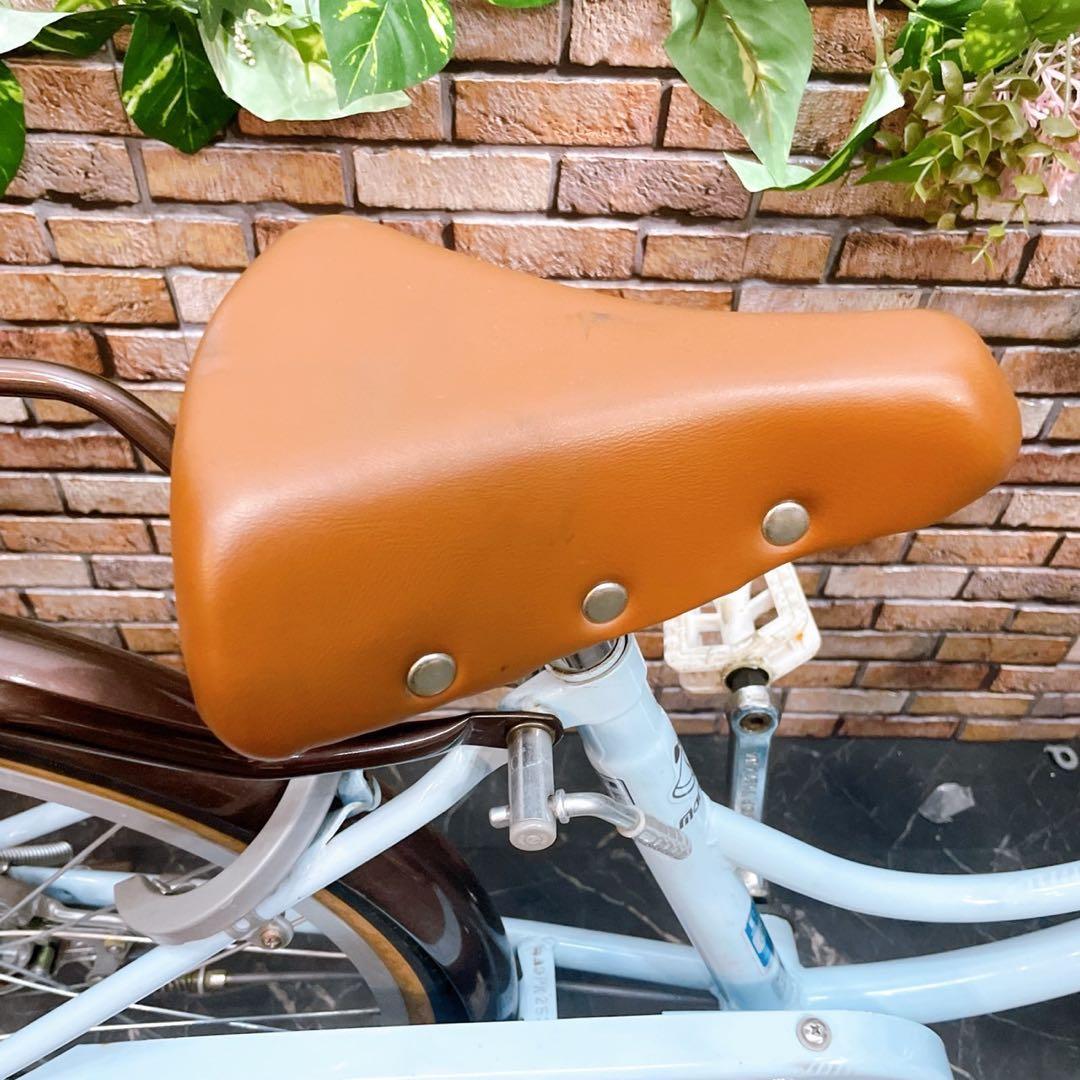 あはしめ様 【34】子供用自転車 子供車 Merry Bell 水色 20インチ