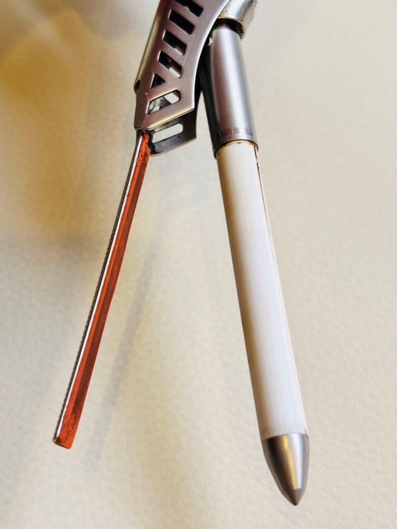 美品TKセラミックアイロン　元巻き8㎜丸アイロン/レンツアイロン/理容アイロン