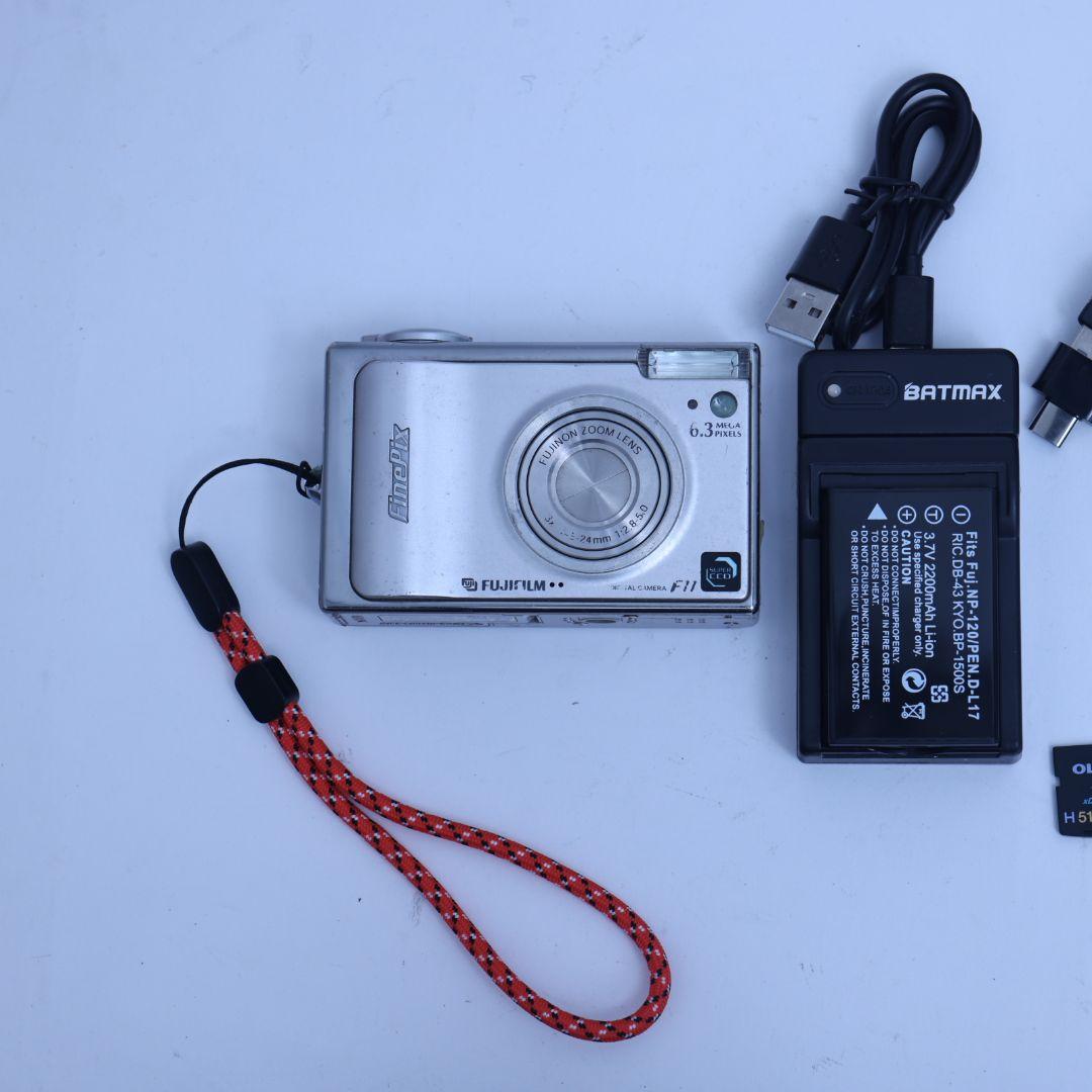 スマホ転送可 FUJIFILM F11 デジタルカメラ メモリーカード他 付
