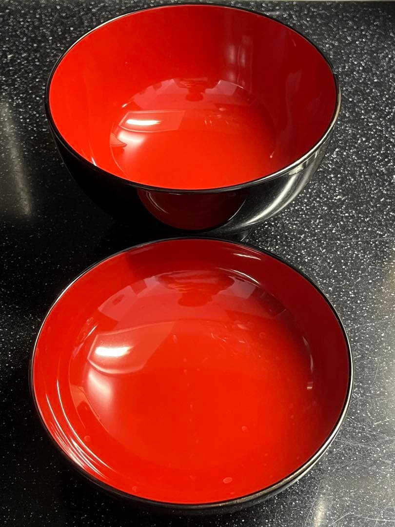 越前漆器　漆遊館　雑煮椀　2点セット