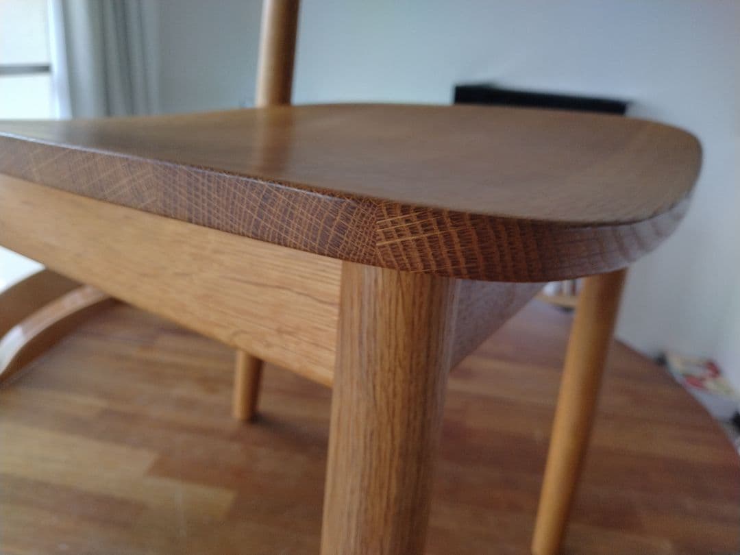 【極美品】MUJI無印良品 オーク無垢材チェア オイル仕上げ 深澤直人