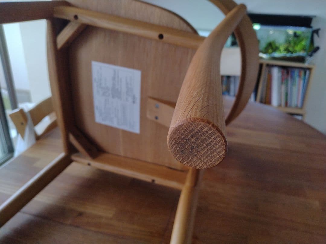 【極美品】MUJI無印良品 オーク無垢材チェア オイル仕上げ 深澤直人