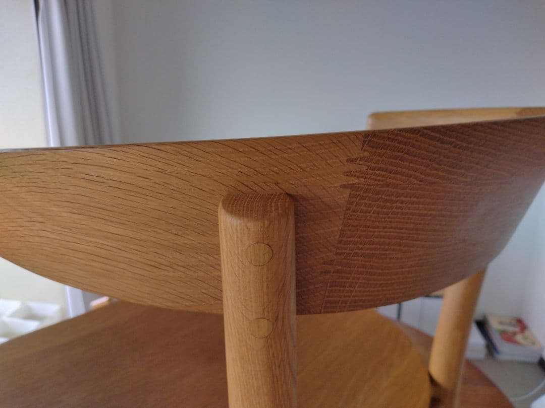 【極美品】MUJI無印良品 オーク無垢材チェア オイル仕上げ 深澤直人