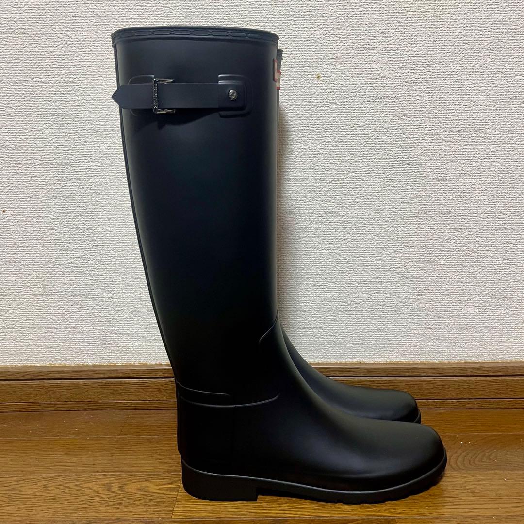 フォロワー300円引　超美品未使用級　HUNTER　ハンター　レインブーツ　長靴