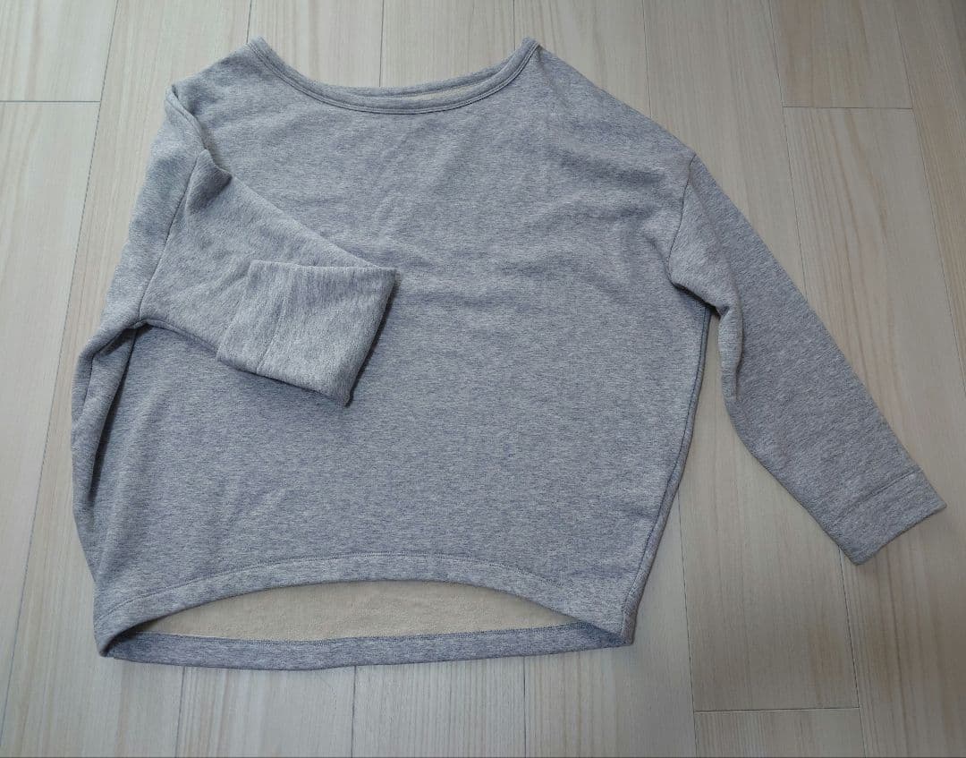 【新品】ドレスハーセルフ ボートネックトップス M-L グレー