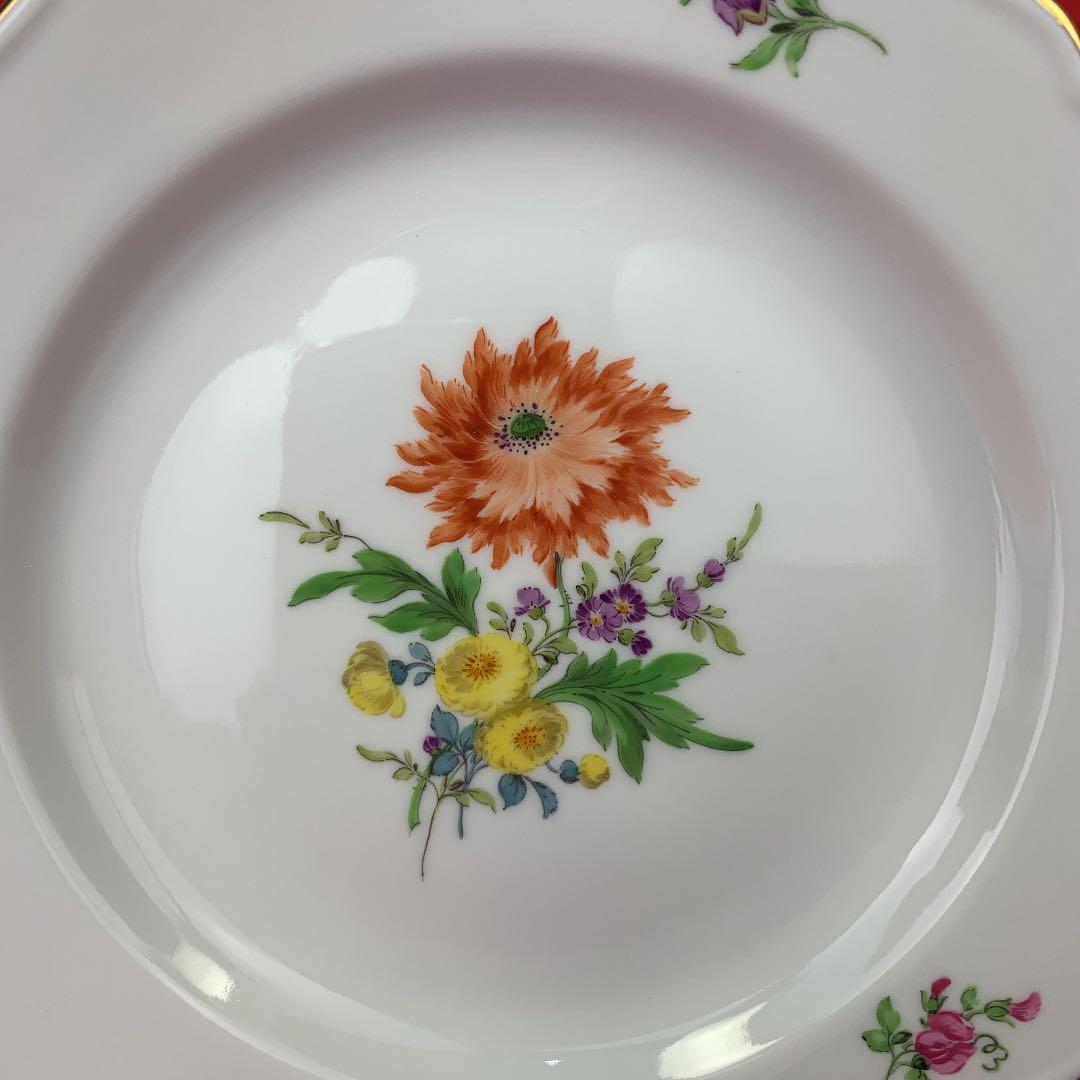 MEISSEN マイセン 三つ花 プレート 18㎝