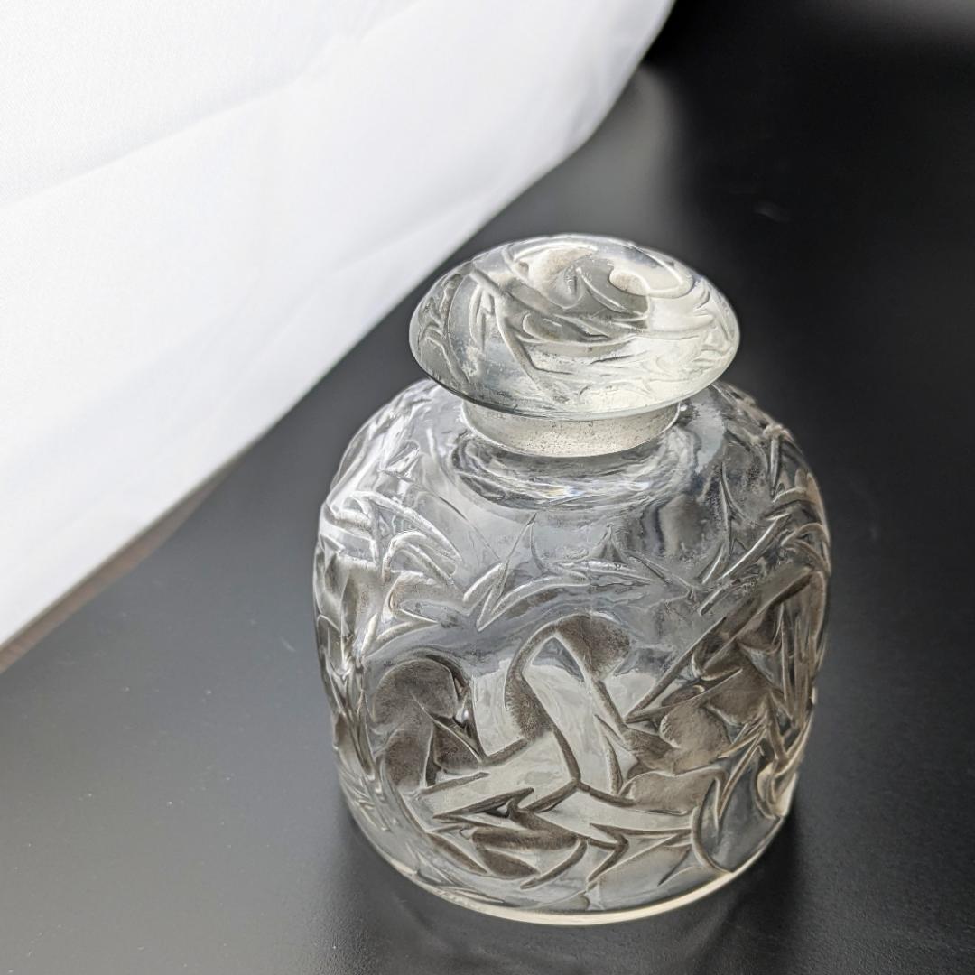 名品★ルネ・ラリック 香水瓶 エピヌ 茨 1920年 ダブルサイン グレーパチネ