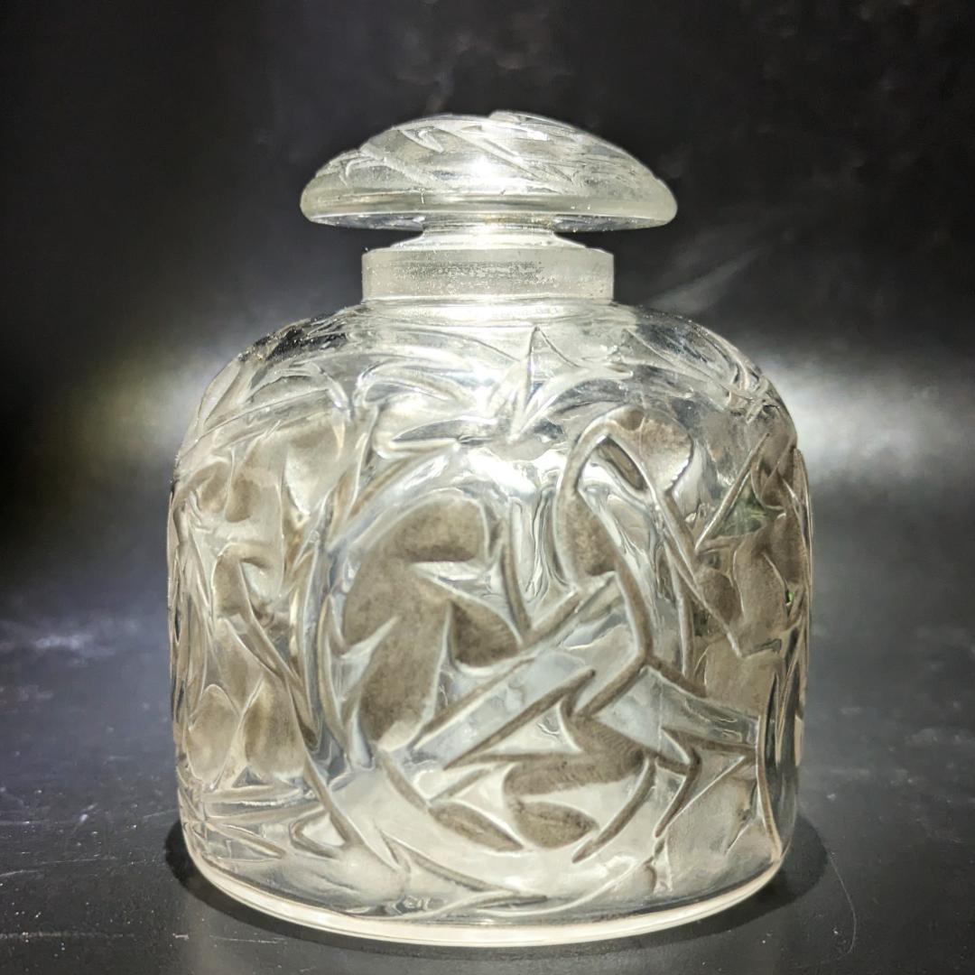 名品★ルネ・ラリック 香水瓶 エピヌ 茨 1920年 ダブルサイン グレーパチネ