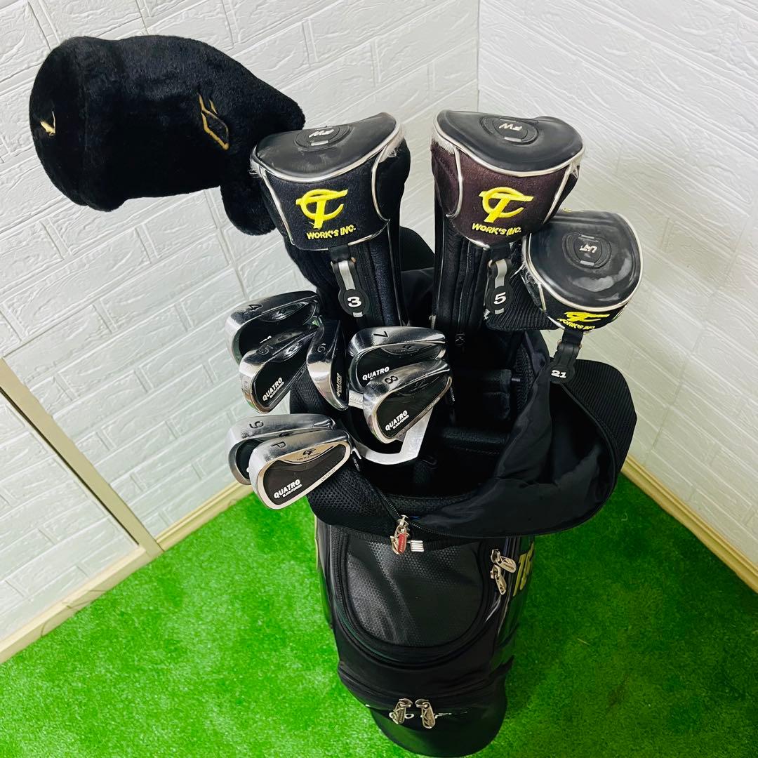 【☆大人気☆】ツアーチャンプ☆クアトロ☆メンズ☆ゴルフクラブセット☆初心者☆