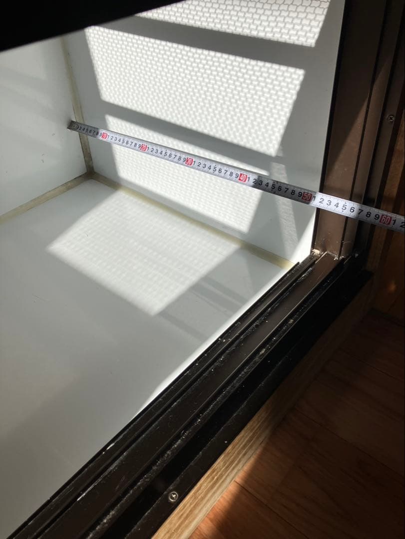 Ｆ＆K爬虫類アルミサッシ木製ケージ 外寸w1200×D600×H500