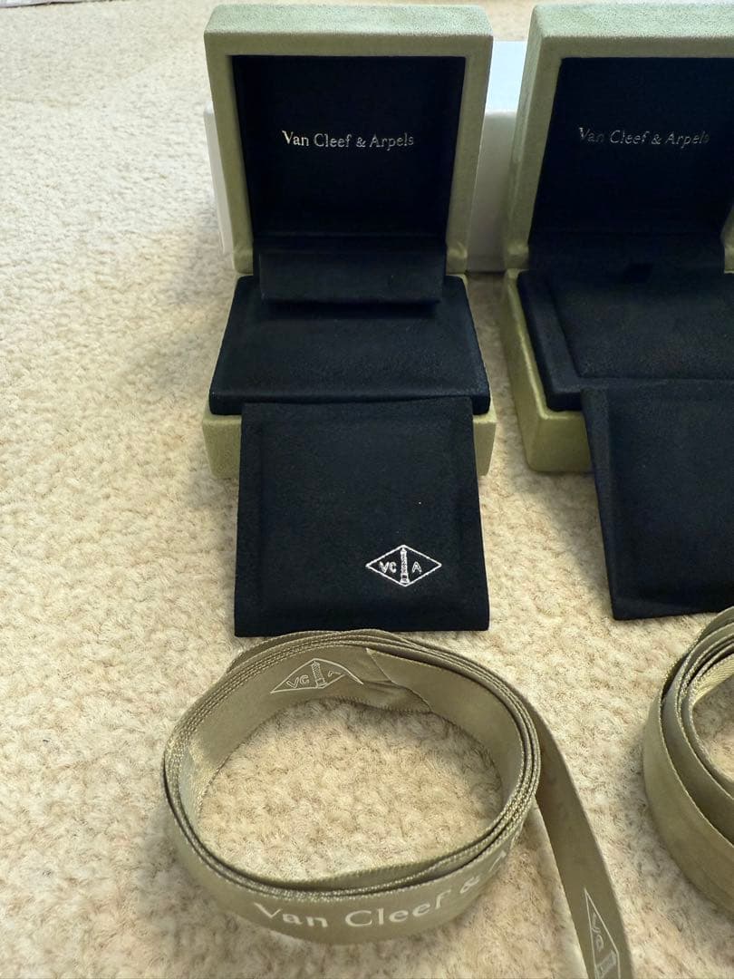 ヴァンクリ　空箱　4箱セット　ネックレスケース　ピアスケース