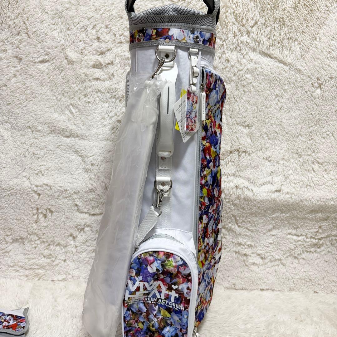 【未使用】完売希少モデルVIVA HEART花柄　限定キャディバッグ