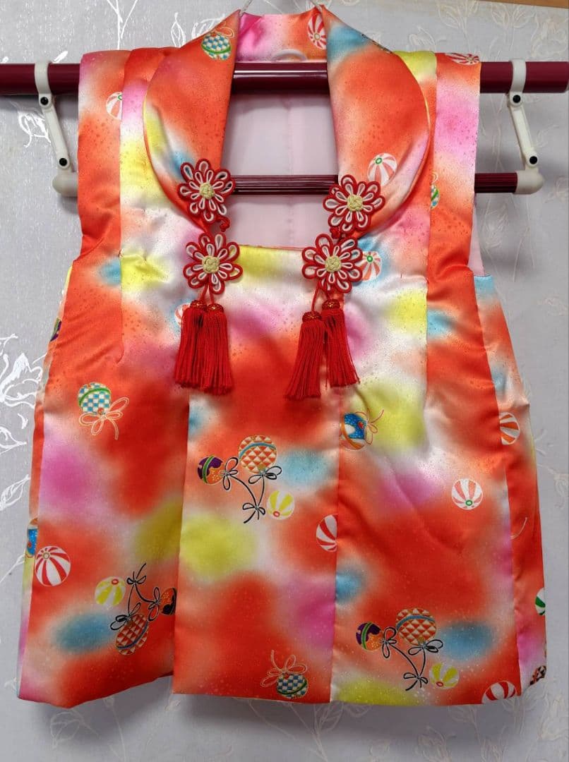 RK178子供着物フルセット6点まとめて着丈92センチ裄丈44センチ3歳用