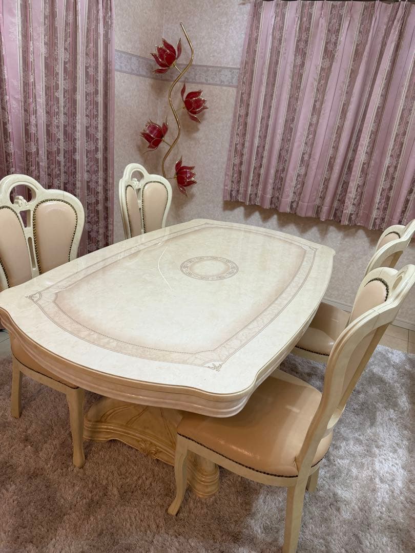 イタリア製 サルタレッリ アマルフィ ダイニングセット5P