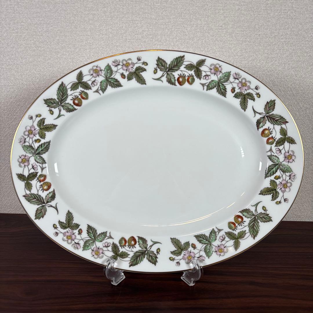 【超希少】ウェッジウッド ストロベリーヒル オーバルプレート