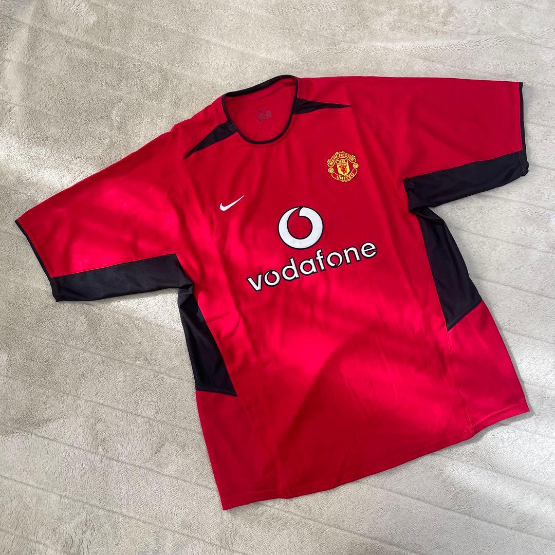 NIKE 02-04 マンチェスターユナイテッド ユニフォーム vodafone