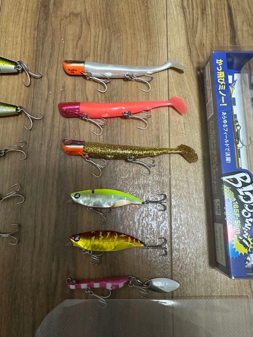 シーバスルアーセット ブルーブルー・メガバス・シマノ・デュオ・ロンジン・ダイワ