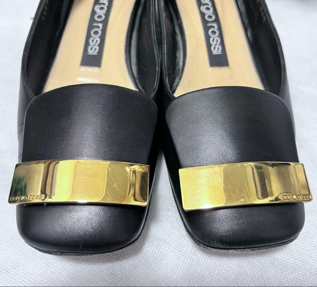 セルジオロッシ　SR1 バレリーナ　フラットパンプス　23.5cm