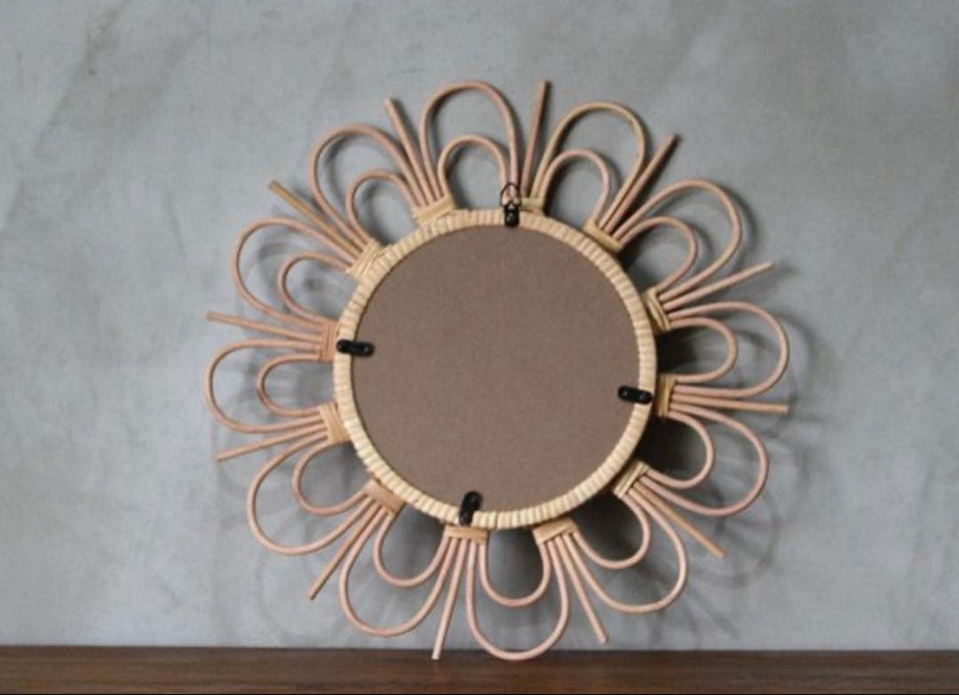 ロッタ ラタン ミラー フルール L